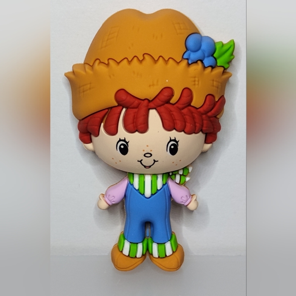 The World of Strawberry Shortcake Monogram 3D Foam Magnet Huckleberry Pie